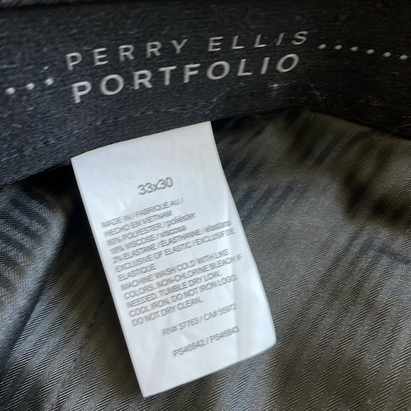 Perry Ellis Portfolio Flex Stretch Dress Pant - Picture 8 of 10
